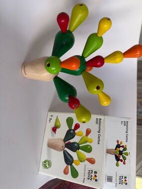 Plan Toys Balancing Cactus 🌵Wooden Toy